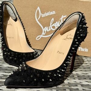 CHRISTIAN LOUBOUTIN stilettos Escarpic 100 Veau Velours
